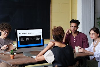 Person in Front of Computer