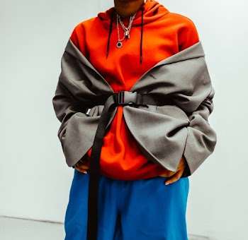 Person In Red Pullover Hoodie