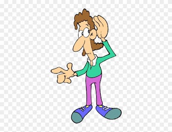 Person Listening Clipart - Listening Clip Art