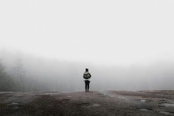 Person on Cliff