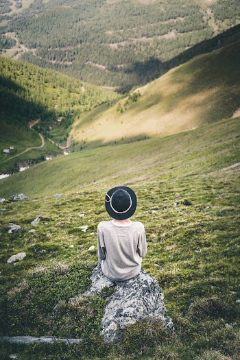 Person on Hill