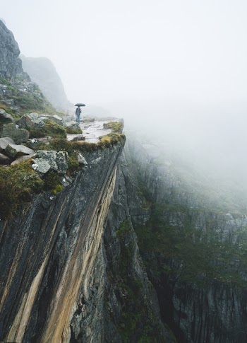 Person on Mountain
