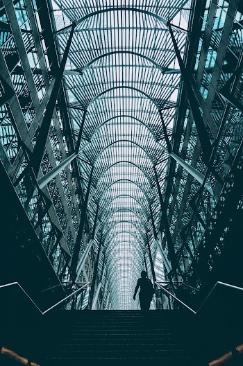 Person On Stairs