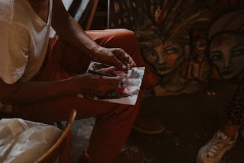 Person Painting A Subject