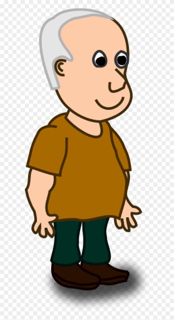 Person People Clipart Image - Older Man Clipart