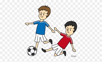 Person Playing Soccer Clipart - Football