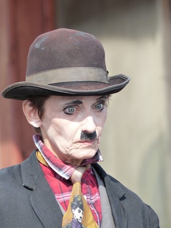 Person Portraying Charlie Chaplin
