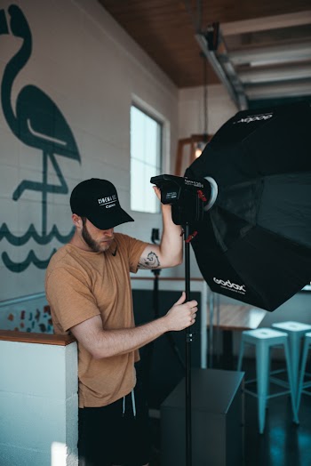 Person Preparing The Set