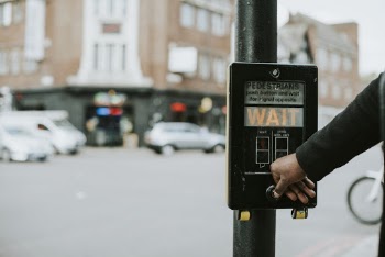 Person Pushing Button 