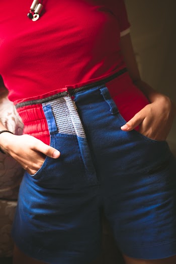 Person Putting Hands on Pocket