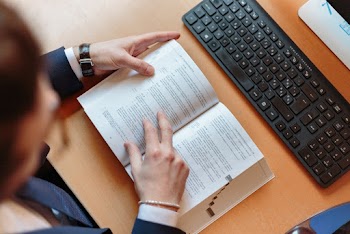 Person Reading Book