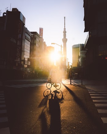 Person Riding Bicycle