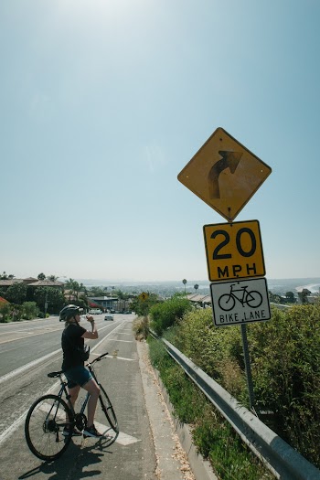 Person Riding on Bicycle