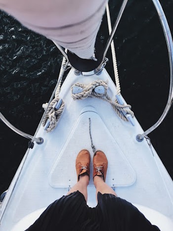 Person Rigin Boat