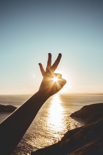 Person Showing Fingers