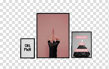 , person showing middle finger with black wooden frame transparent background PNG clipart