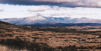 Person Showing Mountain