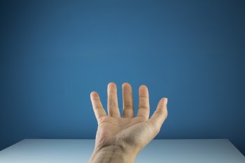Person Showing Right Hand