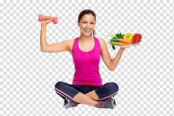 Person sitting while holding plate with vegetables, Physical exercise Eating Healthy diet, Fitness transparent background PNG clipart