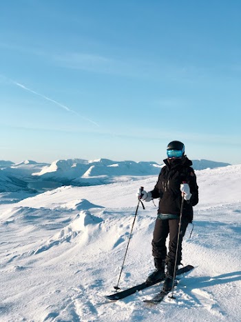 Person Skiing