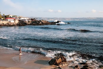 Person Standing Beside Shore