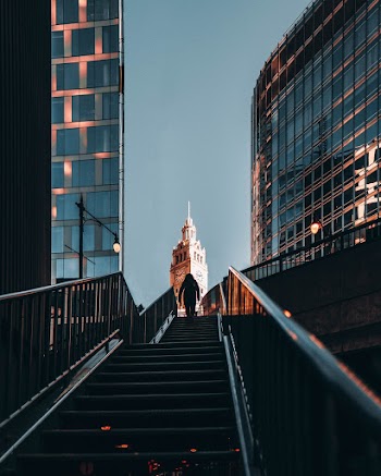 Person Standing Near Building