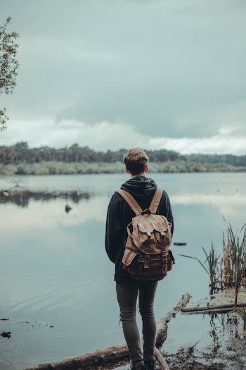 Person Standing Outdoors