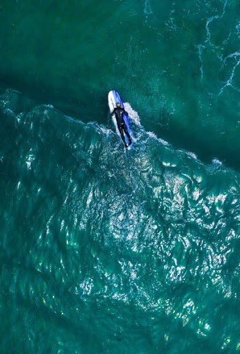 Person Surfing