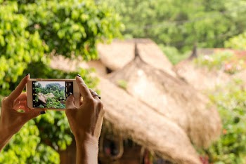 Person Taking A Picture From A Smartphone
