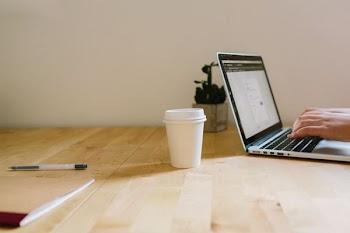 person typing on MacBook Pro