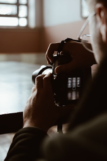 Person Using Camera