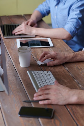 Person Using Computer 