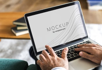 Person Using Laptop