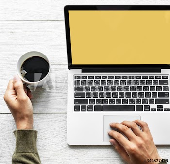 Person using laptop