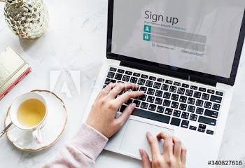 Person using laptop