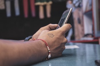 Person Using Smartphone
