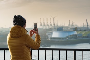 Person Using Smartphone