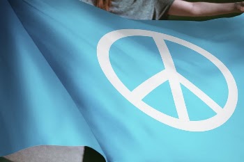 Person waving light blue flag | Free Photo - rawpixel