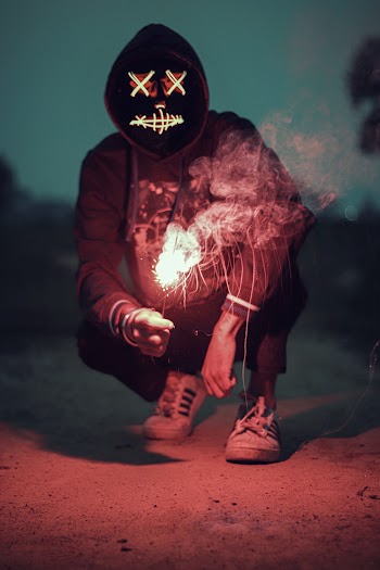 Person Wearing A Mask