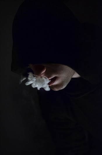 Person Wearing Black Hoodie