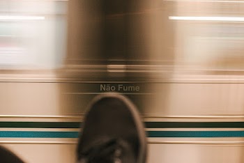 Person Wearing Black Shoe