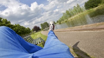 Person Wearing Blue Denim Pants