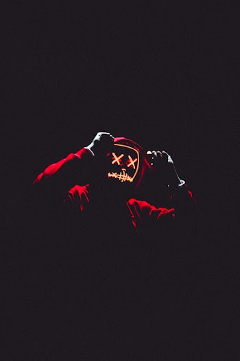 Person Wearing Red Hoodie
