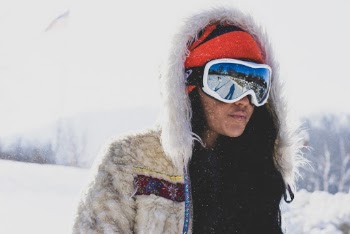 Person Wearing Snow Goggles