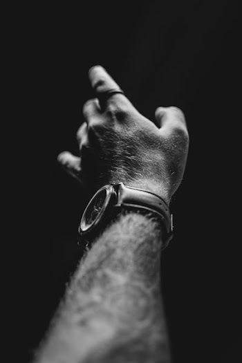 person wearing watch
