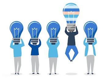 Person with a light bulb head standing out il.. | Free stock vector - 454565