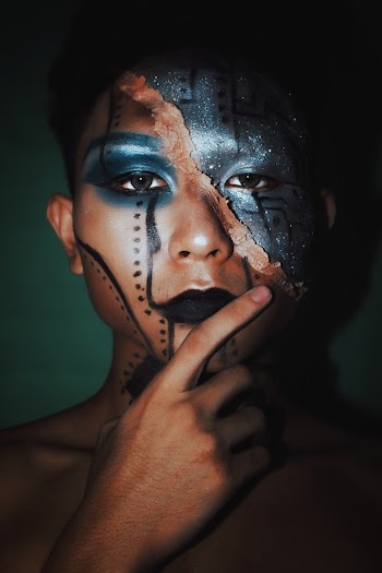 Person With Face Paint 