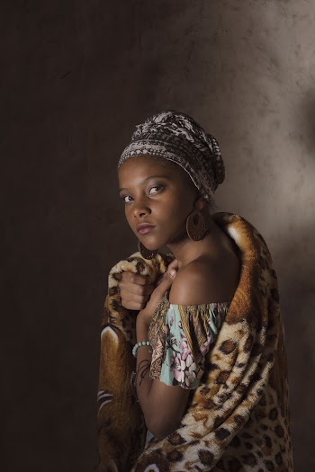 Person Wrapped With Blanket