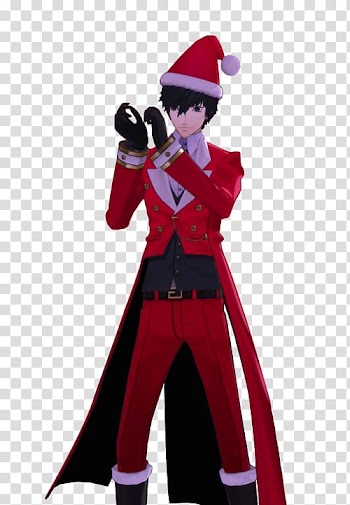Persona 5 Kogoro Akechi able content Christmas Joker, christmas transparent background PNG clipart