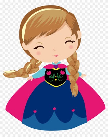 Personagem 2 - Anna Frozen Clipart